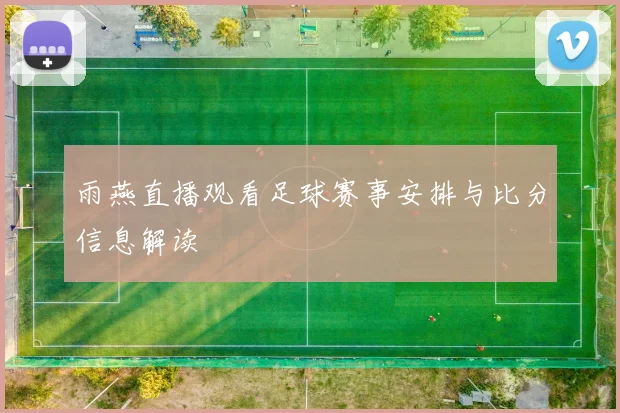 雨燕直播观看足球赛事安排与比分信息解读